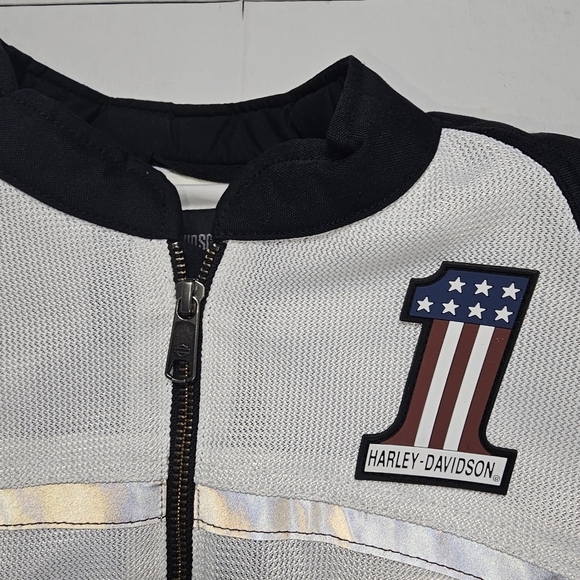 Harley-Davidson XL sturdy mesh jacket with body armor. New without tags - Picture 9 of 16